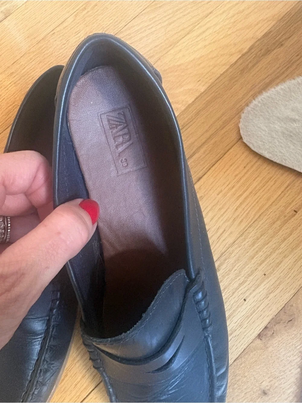 Boy’s Black Leather Penny Loafers